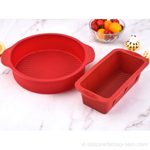 Khuôn silicon cho hình vuông nướng